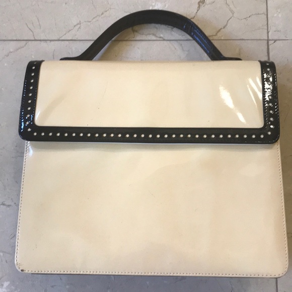 Bally White patent Marsanny Bag - Picture 2 of 7